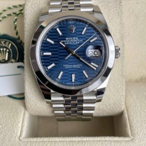 ROLEX DATEJUST JUBILÈE FLUTED BLUE