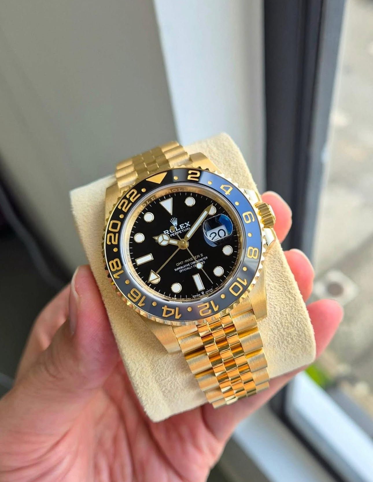 ROLEX GMT MASTER II JUBILEE GOLD 24K