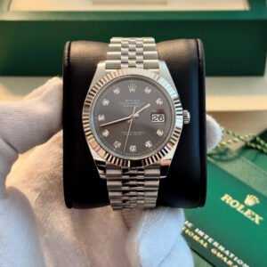 ROLEX DATEJUST JUBILÉE GREY ARDESIA DIAMOND