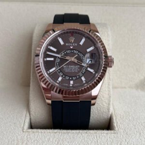 ROLEX SKY-DWELLER OYSTERFLEX CHOCOLATE