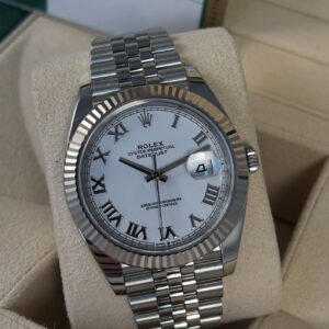 ROLEX DATEJUST JUBILÈE WHITE ROMAN
