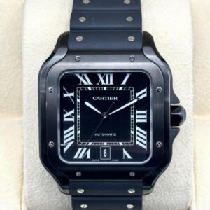 CARTIER SANTOS FULL BLACK