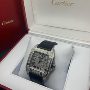 CARTIER SANTOS BLACK DIAMOND
