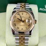 ROLEX DATEJUST JUBILÈE CHAMPAGNE ROMAN