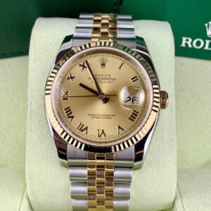ROLEX DATEJUST JUBILÈE CHAMPAGNE ROMAN