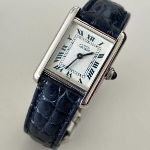 CARTIER MUST TANK BLU NAVY