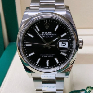 ROLEX DATEJUST OYSTER BLACK DIAL