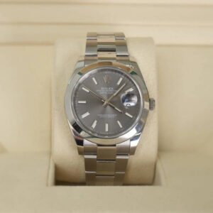 ROLEX DATEJUST OYSTER GREY ARDESIA
