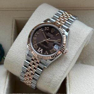 ROLEX DATEJUST JUBILEE GOLD CHOCOLATE ROMAN