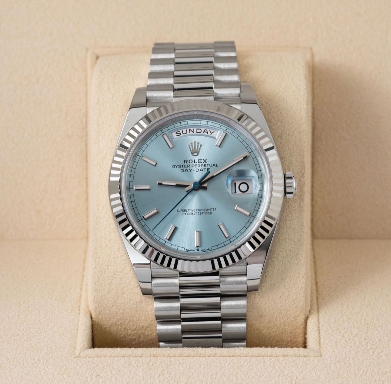rolex day date platinum