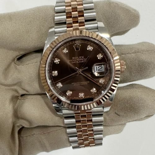 ROLEX DATEJUST JUBILÉE CHOCOLATE DIAMOND